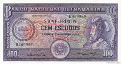 100 Escudos SAO TOME AND PRINCIPE  1976 P.046 AU