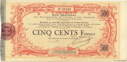 500 Francs  FRANCE régionalisme et divers  1915 JPNEC.02.1306