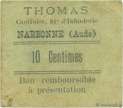10 Centimes FRANCE regionalismo e varie  1914 JPNEC.11. BB