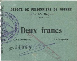 2 Francs FRANCE Regionalismus und verschiedenen  1914 JPNEC.56.02 fST
