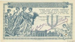 5 Francs FRANCE regionalismo y varios Limoges 1920  EBC