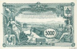 5000 Francs Spécimen FRANCE regionalismo y varios Montpellier 1920  SC
