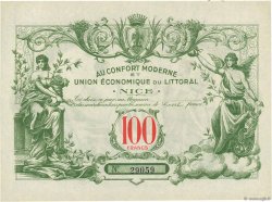 100 Francs FRANCE Regionalismus und verschiedenen Nice 1930  fST
