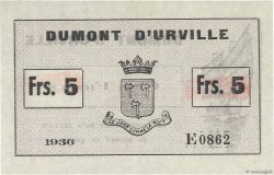 5 Francs FRANCE regionalism and various  1936 K.188 UNC-