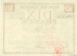 10 Francs FRANCE Regionalismus und verschiedenen Colmar 1940 K.015 fST+