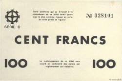 100 Francs FRANCE Regionalismus und verschiedenen Mulhouse 1940 K.073 fST