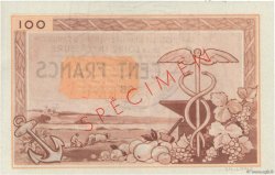 100 Francs Spécimen FRANCE Regionalismus und verschiedenen Nantes 1940 K.085-SP1 fST