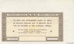 100 Francs Non émis FRANCE Regionalismus und verschiedenen Versailles 1940 K.130a fST