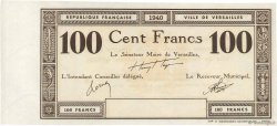 100 Francs Non émis FRANCE Regionalismus und verschiedenen Versailles 1940 K.130b fST