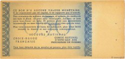 50 Centimes BON DE SOLIDARITÉ FRANCE Regionalismus und verschiedenen  1941  VZ
