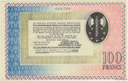 100 Francs BON DE SOLIDARITÉ FRANCE Regionalismus und verschiedenen  1941  fST