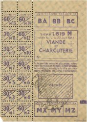 30 / 60 Grammes FRANCE regionalismo y varios  1944  EBC