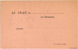 2 Francs Non émis FRANCE regionalismo y varios Le Trait 1940 K.076.03b EBC