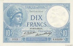 10 Francs MINERVE  FRANCE  1932 F.06.16