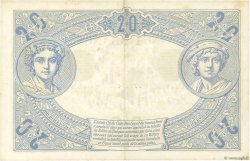 20 Francs NOIR FRANCE  1905 F.09.04 VF+