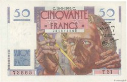 50 Francs LE VERRIER  FRANCE  1946 F.20.04