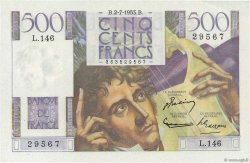 500 Francs CHATEAUBRIAND FRANCE  1953 F.34.13 AU
