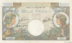 1000 Francs COMMERCE ET INDUSTRIE FRANCE  1944 F.39.11 SPL