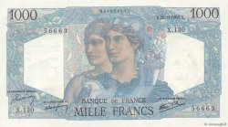 1000 Francs MINERVE ET HERCULE FRANCIA  1945 F.41.08 q.FDC