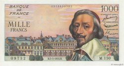 1000 Francs RICHELIEU FRANCE  1955 F.42.13 pr.NEUF