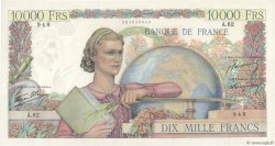 10000 Francs GÉNIE FRANÇAIS FRANCIA  1946 F.50.03 MBC+