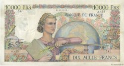 10000 Francs GÉNIE FRANÇAIS FRANCE  1947 F.50.18 VF-