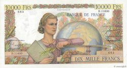 10000 Francs GÉNIE FRANÇAIS FRANCIA  1956 F.50.81 SC+