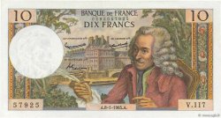 10 Francs VOLTAIRE FRANCE  1965 F.62.12 XF+