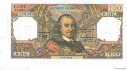 100 Francs CORNEILLE Fauté FRANCIA  1979 F.65.65 SC+