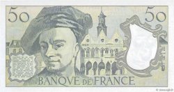 50 Francs QUENTIN DE LA TOUR FRANCIA  1992 F.67.19e FDC