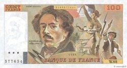 100 Francs DELACROIX modifié FRANCIA  1984 F.69.08b SC+