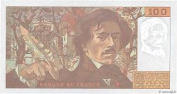 100 Francs DELACROIX imprimé en continu FRANKREICH  1991 F.69bis.04c ST
