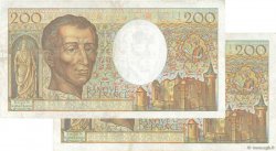 200 Francs MONTESQUIEU Fauté FRANCE  1989 F.70.09 VF
