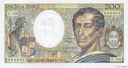 200 Francs MONTESQUIEU Modifié FRANCE  1994 F.70/2.02a UNC-