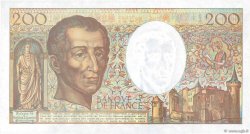 200 Francs MONTESQUIEU alphabet 101 FRANCIA  1992 F.70bis.01 FDC