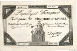 50 Livres FRANCE  1792 Ass.39a SUP