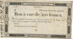 500 Francs Non émis FRANCE  1804 - VF