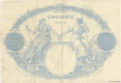 50 Francs type 1884 Indices Noirs FRANCE  1884 F.A47.01 VF
