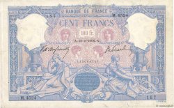 100 Francs BLEU ET ROSE FRANCE  1906 F.21.20 F