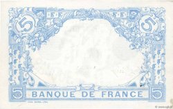 5 Francs BLEU FRANKREICH  1916 F.02.44 VZ
