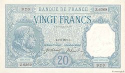 20 Francs BAYARD FRANCIA  1919 F.11.04 SPL+
