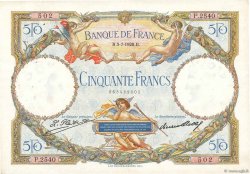 50 Francs LUC OLIVIER MERSON FRANCIA  1928 F.15.02 q.SPL