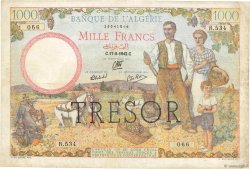 1000 Francs ALGÉRIE FRANCIA  1943 VF.10.02 BC+