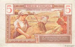 5 Francs TRÉSOR FRANÇAIS FRANCIA  1947 VF.29.01 MBC