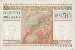 50 Mark SARRE FRANCIA  1947 VF.48.01 AU