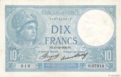 10 Francs MINERVE FRANCE  1936 F.06.17 VF+