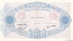500 Francs BLEU ET ROSE  FRANCE  1937 F.30.38