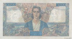 5000 Francs EMPIRE FRANÇAIS FRANKREICH  1946 F.47.54 fVZ