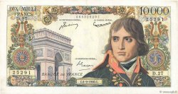10000 Francs BONAPARTE FRANCIA  1956 F.51.04 q.SPL