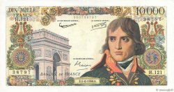10000 Francs BONAPARTE FRANCE  1958 F.51.12 VF+